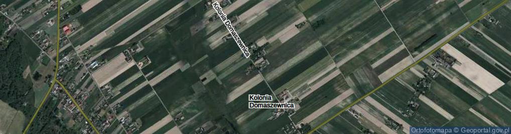 Zdjęcie satelitarne Kolonia Domaszewnica ul.